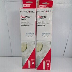 2 Pack Frigidaire PurePour PWF-1 Refrigerator Water Filter FPPWFU01 Genuine
